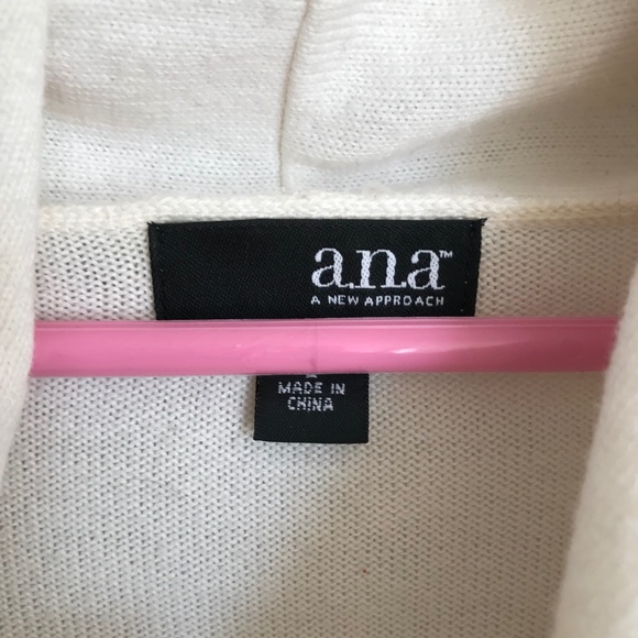 A.n.a Black and cream tonal stripe sweater Large - Picture 8 of 13